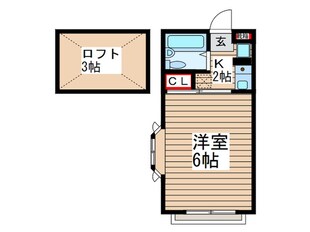 ハイツこだいらの物件間取画像